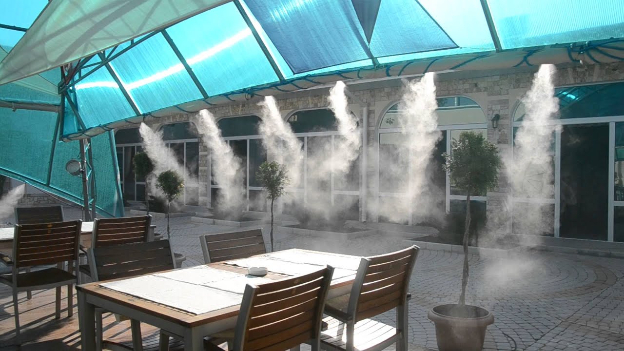 Искусственный туман в кафе