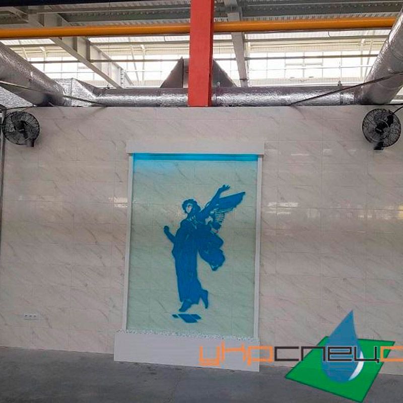 Искусственный туман в цеху Харькова